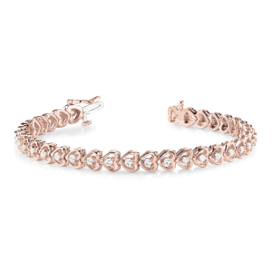 Payge Lab-Created Rose Gold Diamond Tennis