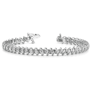 Rexlin Lab-Created Platinum Diamond Tennis Bracelet