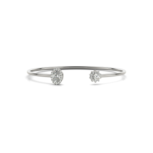 Vedanshi Natural 4 Prong Set Diamond Bangle