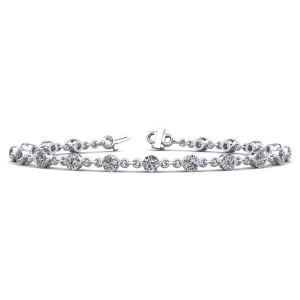 Verona Lab-Created Diamond Round cut 2 Prong Set  Delicate