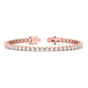 Rosella Lab-Created Diamond Rose Gold Tennis  For Women