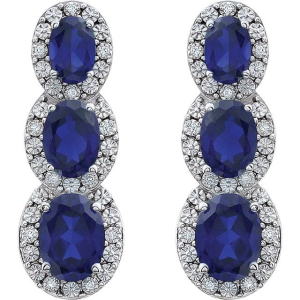 Holeigh Blue Sapphire Rose Gold 4 Prong Set 