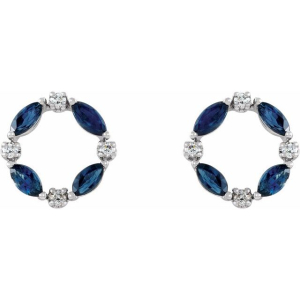 Holey 1.02 Carat Blue Sapphire Marquise cut Prong Set 