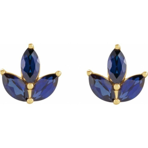 Talina Blue Sapphire Yellow Gold 