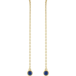 Blue Sapphire Yellow Gold 