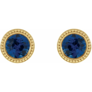 Teyah Blue Sapphire Yellow Gold 