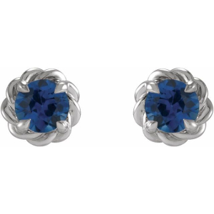 Tooba Blue Sapphire White Gold 