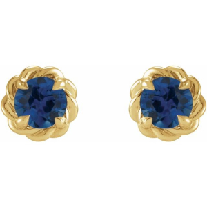 Tooba Blue Sapphire Yellow Gold 