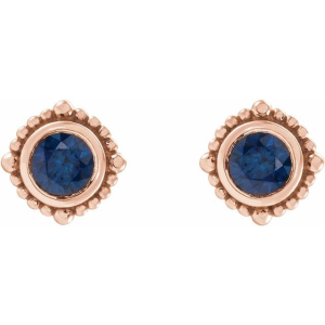 Tida Blue Sapphire Rose Gold 