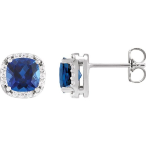 Taisiya Blue Sapphire Cushion cut 