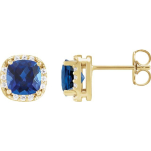 Taisiya Blue Sapphire Yellow Gold 