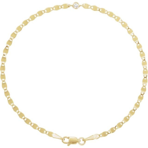 Lysa 0.60 Carat Natural Diamond Round cut  Chain