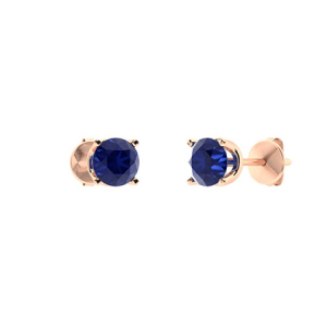 Badiha Blue Sapphire Rose Gold 