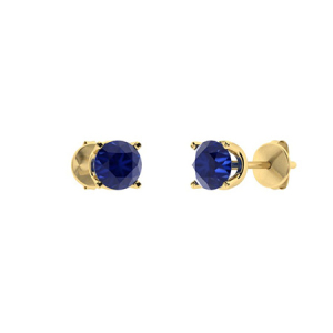 Badiha Blue Sapphire Yellow Gold 