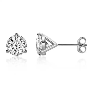 Jazzlyn Natural 3 Prong Studs Diamond Earrings