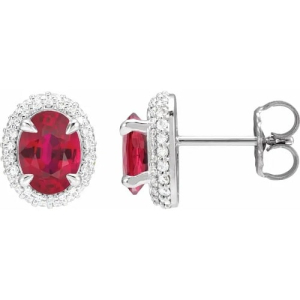 Heleyne Natural Ruby 4 Prong Set 