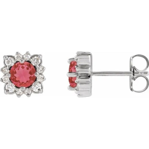 Harvelle Natural Ruby 4 Prong Set 