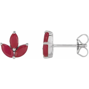 Hariea Natural Ruby Prong Set 