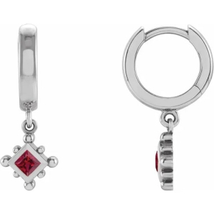 Hollyanne Natural Ruby Bezel Set 