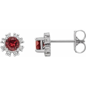 Heallfrith Natural Ruby 4 Prong Set 