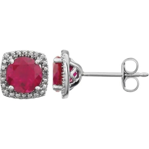 Heddi Natural Ruby 4 Prong Set 