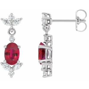 Heavynne Natural Ruby 4 Prong Set 