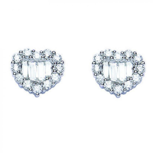 Godit Natural Claw Set Cluster Diamond Earrings