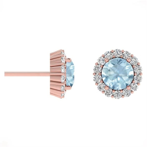 Aquamarine Rose Gold 