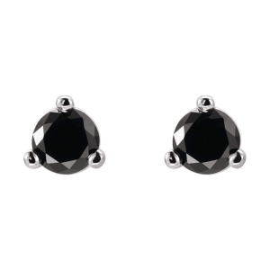 0.15 Carat Black Diamond Earrings