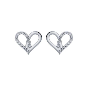 Jebina Lab-Created Pave Set Cluster Diamond Earrings