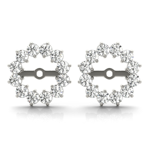 Charlie Natural Round cut Ear Jackets & Climbers Diamond Earrings