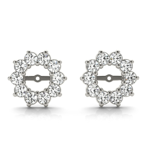 Rylee Lab-Created Round cut Ear Jackets & Climbers Diamond Earrings