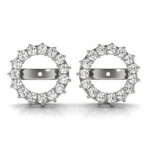 Codie Lab-Created Round cut Ear Jackets & Climbers Diamond Earrings