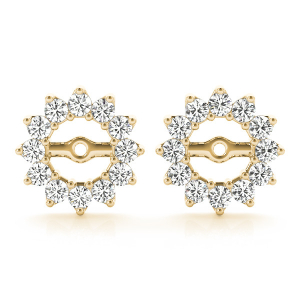 Brodie Lab-Created Yellow Gold Ear Jackets & Climbers Diamond Earrings