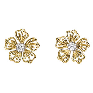 Natural Platinum Designer Diamond Earrings