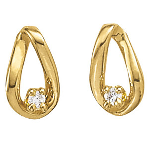 Esti Natural Rose Gold Diamond Designer Earrings