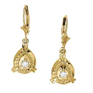  Elyssia Natural Diamond Rose Gold Womens Drop Earrings