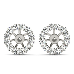 Greta 0.50 - 2.00 Carat Natural Diamond Round cut Ear Jackets & Climbers