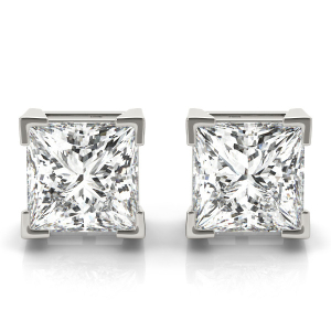  Elize 0.20 - 3.00 Carat Natural Diamond Cushion cut Studs Earrings