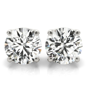 Emira 0.10 - 3.00 Carat Natural Diamond Round cut Studs Earrings