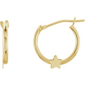  Dania Rose Diamond Gold Earrings