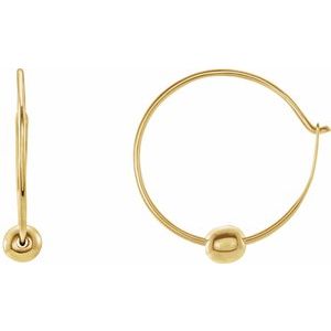 Yellow Gold Earrings