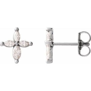 Pia Natural 2 Prong Studs Diamond Earrings