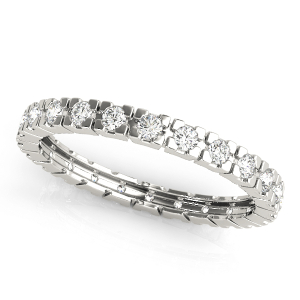 Erleen Lab-Created Prong Eternity Diamond Ring