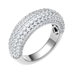 Elvyne 1.50 Carat Natural Round cut Prong  Eternity Diamond Ring