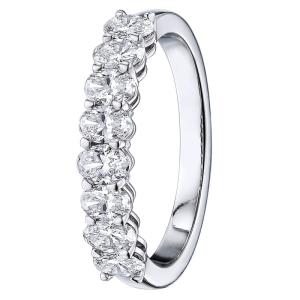 Eadda Lab-Created Prong Eternity Diamond Rings