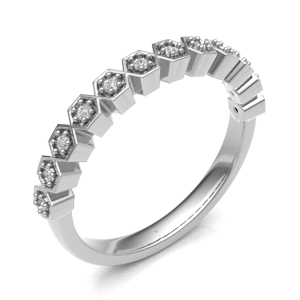 0.10 Carat Natural Eternity Diamond Rings
