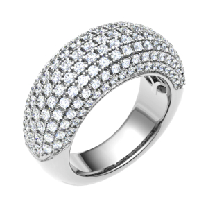 Enfleda Lab-Created Platinum Prong Eternity Diamond Rings