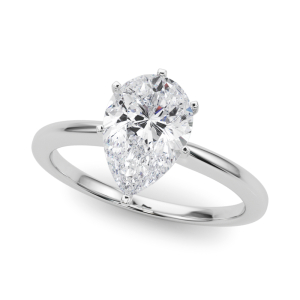 Teia Natural Diamond Platinum 6 Prong 