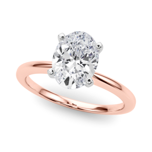 Tovah Lab-Created Diamond Rose Gold 4 Prong 